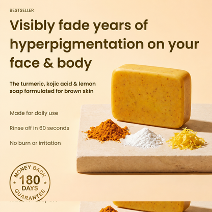 ✨ PPPAW™ lemon turmeric — 🧴kojic acid brightening soap