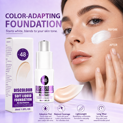 LAST DAY - BUY 1 GET 1 FREE😍COLOR-CHANGING SOFT LIQUID FOUNDATION