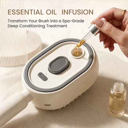 LAST DAY - BUY 1 GET 1 FREE 😍 Essential Oil Mist Air Cushion Massage Comb Self Cleaning Anti Static Hair Care Brush