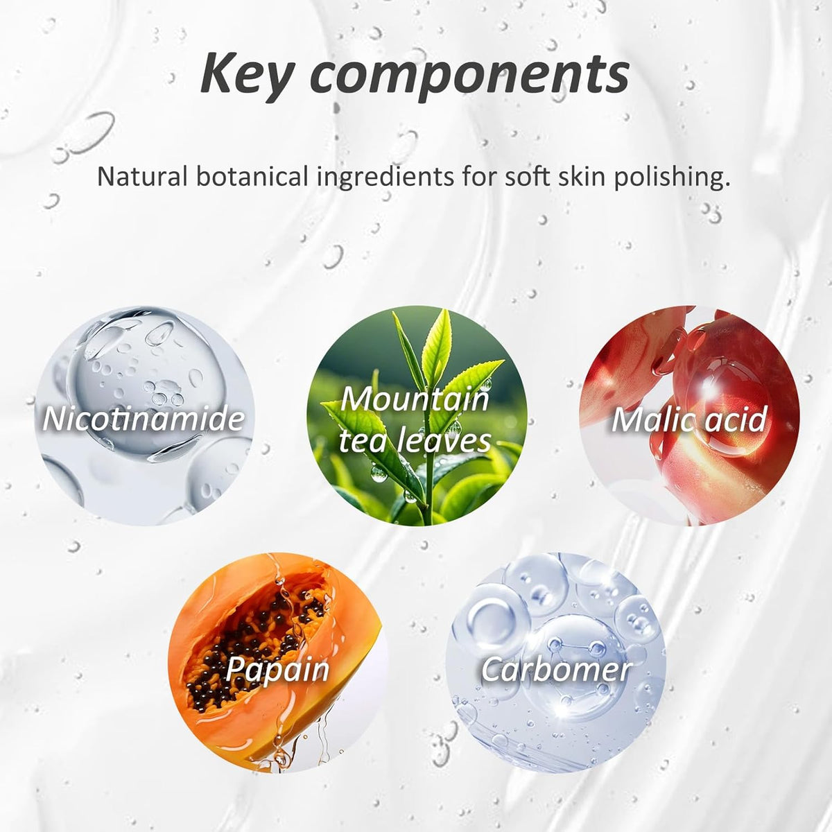 Deep pore cleansing and exfoliation benefits