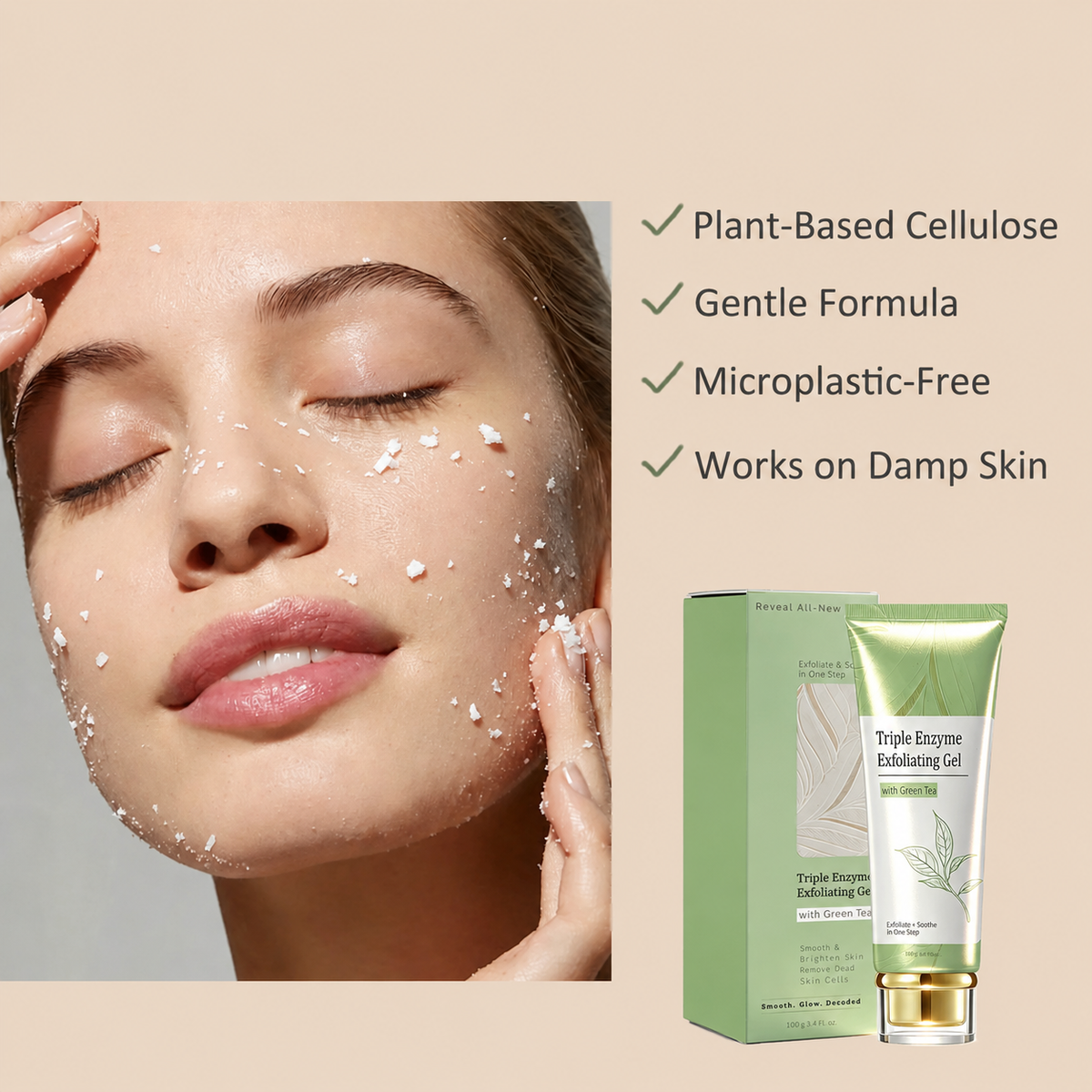 Three peeling solutions for facial exfoliation