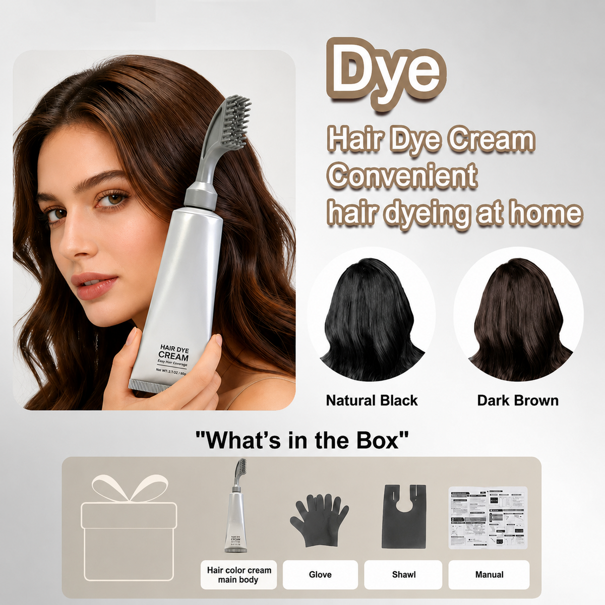 Hair Dye Comb / Hair Dye Cream