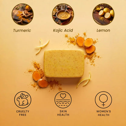 ✨ PPPAW™ lemon turmeric — 🧴kojic acid brightening soap