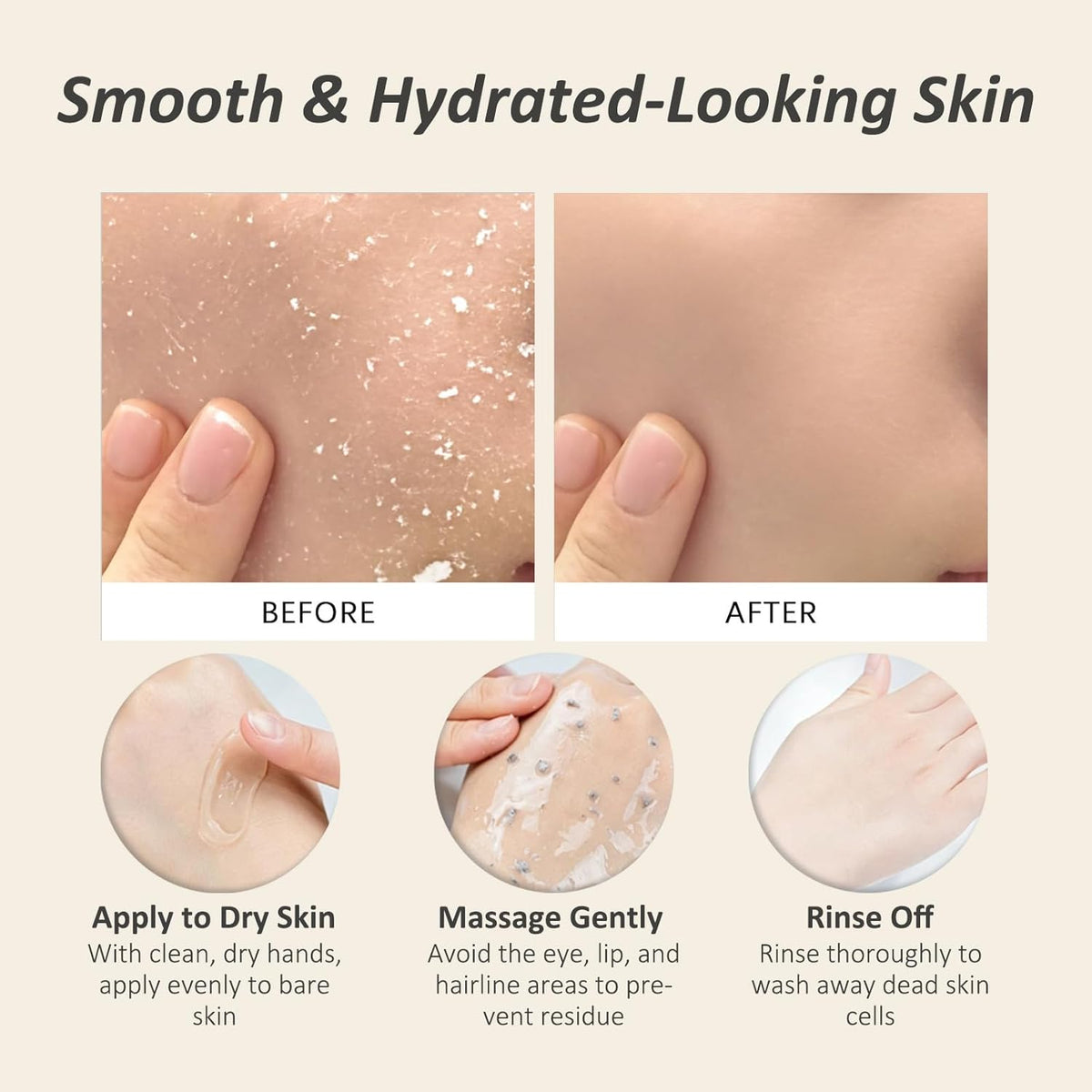 Salicylic acid apple extract and witch hazel ingredients