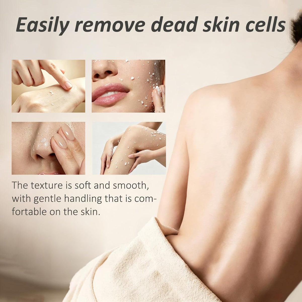 Refreshing and hydrating facial peeling gel