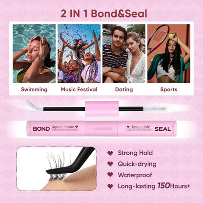 LAST DAY - BUY 1 GET 1 FREE😍Invisible Band Lash Clusters Kit