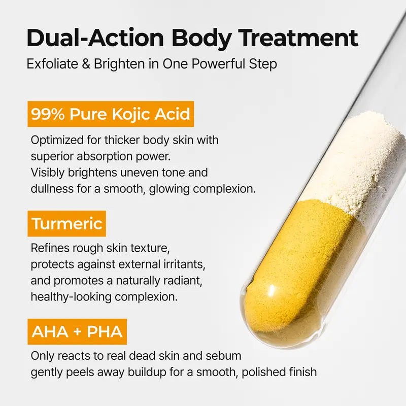 LAST DAY - BUY 1 GET 1 FREE😍Kojic Acid & Turmeric Body Peeling Spray ✨