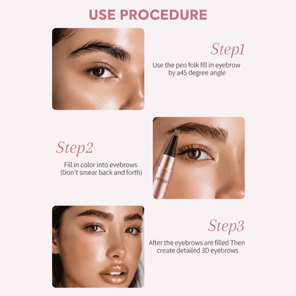 Waterproof Micro-Fork Eyebrow Pencil