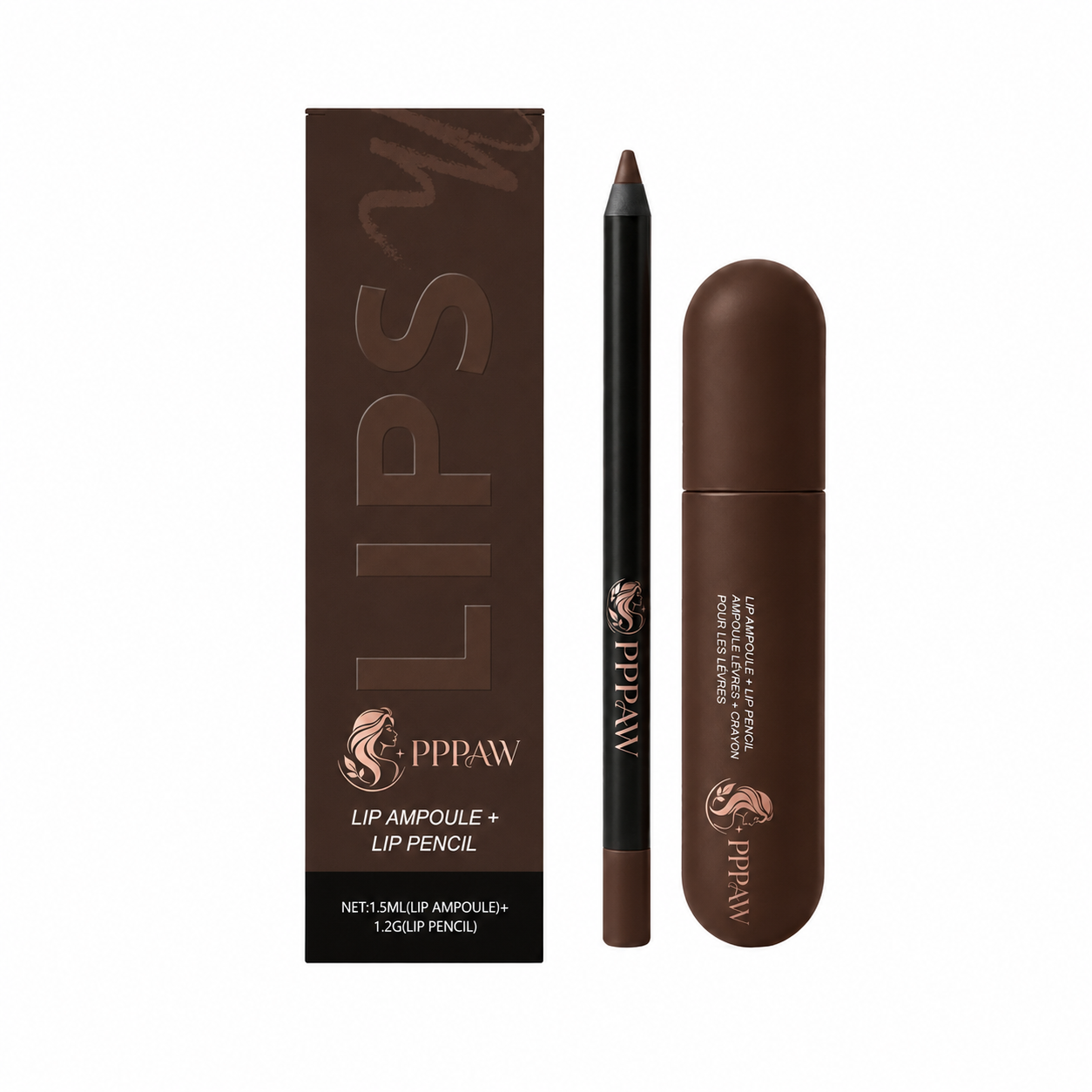 Pppawhappiness Lip Liner + Gloss Bundle