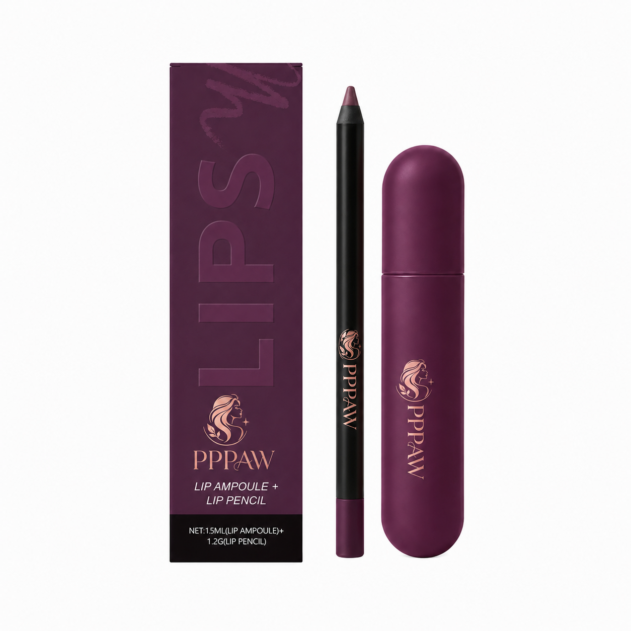 Pppawhappiness Lip Liner + Gloss Bundle